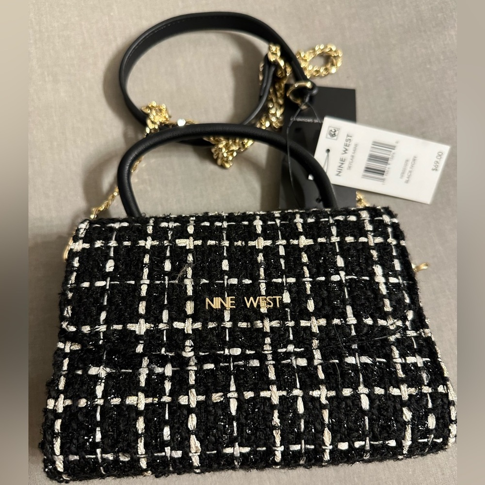 Nine West mini top handle crossbody purse